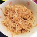 颯太んママ's cooksnap of when they made 簡単もやしナムル.