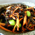 h194's cooksnap of when they made 桜えびとひじきと枝豆の炒め煮.