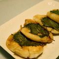 勇気凛りん岸田夕子's cooksnap of when they made 大葉にんにく醤油で、いそべ巻き.