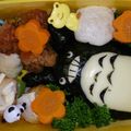ハルトントン's cooksnap of when they made キャラ弁初心者♡トトロ.