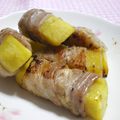 にゃぁくん's cooksnap of when they made ★さつまいものお肉巻き★.