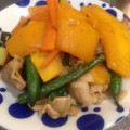 はちタロウ's cooksnap of when they made 簡単！コリンキーといんげんのカラフル炒め.