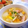 runa10's cooksnap of when they made 冬瓜入り具だくさんスープ.