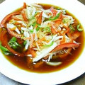 ポキコちゃん's cooksnap of when they made 揚げない鯵の即席南蛮漬け.