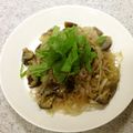 昇父さん's cooksnap of when they made 麻婆茄子に春雨入り.