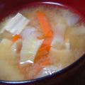 かき氷's cooksnap of when they made 残り野菜のダシで！エコヘルシー味噌汁♪.