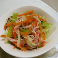ハナレ's cooksnap of when they made 小松菜とえのきとカニカマのおひたし.