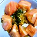 わんこ豆's cooksnap of when they made 絶品ネギソースの中華トマトサラダ.