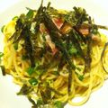 aya_sas's cooksnap of when they made 簡単！梅とベーコンと塩昆布のパスタ.