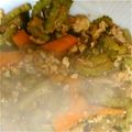 せんひこ's cooksnap of when they made ゴーヤとナスのひき肉炒め.