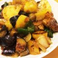 てぃがめるぷ's cooksnap of when they made ♪鶏肉となすとじゃがいもの甘味噌炒め♪.