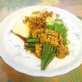 春こはる's cooksnap of when they made ∮ オクラの✰にんにく✰彡胡麻だれ ∮.