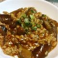 梨にゃんこ's cooksnap of when they made 冷凍豆腐で麻婆茄子.
