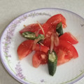 きらり流れ星's cooksnap of when they made 簡単過ぎ☆トマトとオクラのさっぱりサラダ.