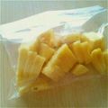70cafe's cooksnap of when they made 便秘に即効！冷凍パイナップル.