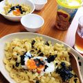 むぎ0504's cooksnap of when they made 味噌汁リメイク和風カルボナーラ.