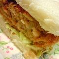 たもたん's cooksnap of when they made おいし～♡メンチカツサンド.