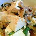 Ra16's cooksnap of when they made ニラと豆腐のオイスター炒め.