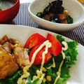 ﾌﾞｲｰﾝ's cooksnap of when they made マグロとオクラの小鉢.