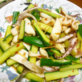B子chan's cooksnap of when they made いかときゅうりの辛味炒め.