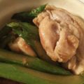 あぐしー's cooksnap of when they made 鶏モモ肉とアスパラの甘辛バター炒め.