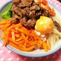 a4k's cooksnap of when they made チャチャっと簡単ビビンバ‼︎.