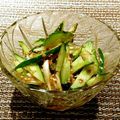 miramira's cooksnap of when they made きゅうりと茗荷のサラダ.