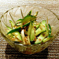 miramira's cooksnap of when they made きゅうりと茗荷のサラダ.