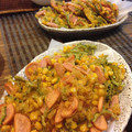 moniiiaiii's cooksnap of when they made ゴーヤと魚肉ソーセージのかき揚げ.