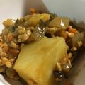 sautan's cooksnap of when they made 新じゃがのカレーそぼろ餡＊.