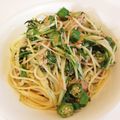 ぶちもに's cooksnap of when they made 水菜とツナの､めんポン冷製パスタ(和風).