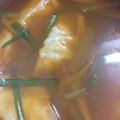 つよしのごはん's cooksnap of when they made 餃子入りキムチスープ.