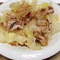 ｔｏｍｏ☆彡's cooksnap of when they made キャベツと豚肉の梅肉おかか和え.