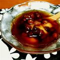 inyako's cooksnap of when they made 冷やし珈琲ぜんざい.