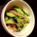 弘愛。's cooksnap of when they made キュウリとキノコのにんにく炒め.