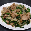 碧きりん's cooksnap of when they made 10分超簡単　旨いニラモヤシの肉炒め副菜.