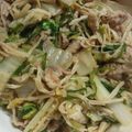 めぐみの食卓's cooksnap of when they made 豚バラと葱と白菜のニンニク炒め.