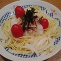 hiyokogirl's cooksnap of when they made さっぱり美味しい大根おろしツナパスタ★.