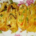 ﾁｲﾁｬﾝﾏﾏ's cooksnap of when they made お弁当に★塩昆布、揚げ玉、ねぎの卵焼き.