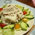 はせまい♡'s cooksnap of when they made *冷めても柔らか冷しゃぶｻﾗﾀﾞ*.