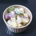 たえこけし's cooksnap of when they made さつまいもときゅうりとハムの塩麹サラダ.