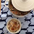 nishisachi's cooksnap of when they made ルクルーゼで簡単炊き込みご飯.