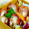 inyako's cooksnap of when they made チーズ巻き巻き☆とんかつ.