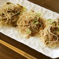 ビアンコ☆'s cooksnap of when they made サバ味噌とレタスのそうめん.