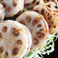 codamin's cooksnap of when they made 蓮根のひき肉はさみ焼き.