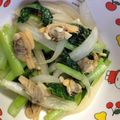 なつぽん♪'s cooksnap of when they made 小松菜のガーリック醤油炒め♡.