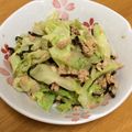 小林えりぽ's cooksnap of when they made 洗い物0！春キャベツとツナの塩昆布あえ.