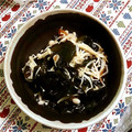 卓上みかん's cooksnap of when they made えのきのしっとり梅肉和え.