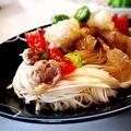 otameshi's cooksnap of when they made 豚おろしぶっかけそうめん.