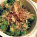 Ponta2777's cooksnap of when they made オクラのわさび醤油和え.